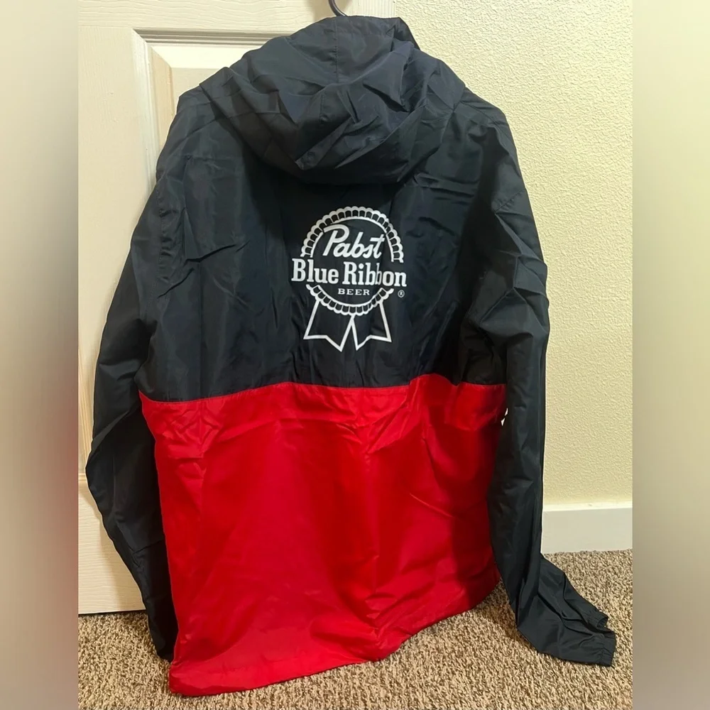 Pabst Black and Red Windbreaker